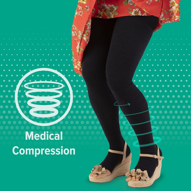 Juzo Soft 2001 Open Toe Compression Pantyhose 20-30mmHg for Improved Circulation - Image 5